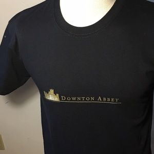 Downton Abbey Downtown Licensed Adult TShirt Black